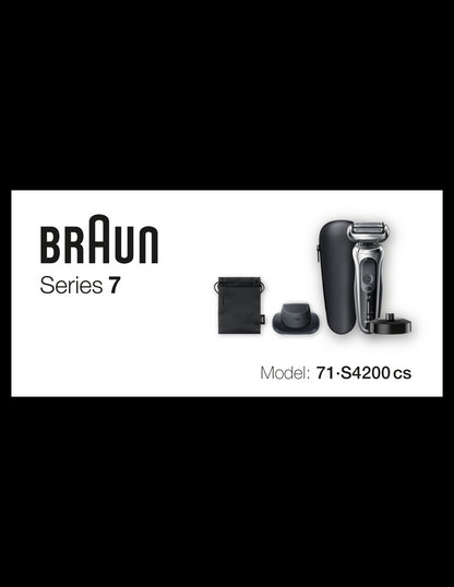 BRAUN Series 7 360 Flex skuveklis  AutoSense, sudraba 71-S4200cs