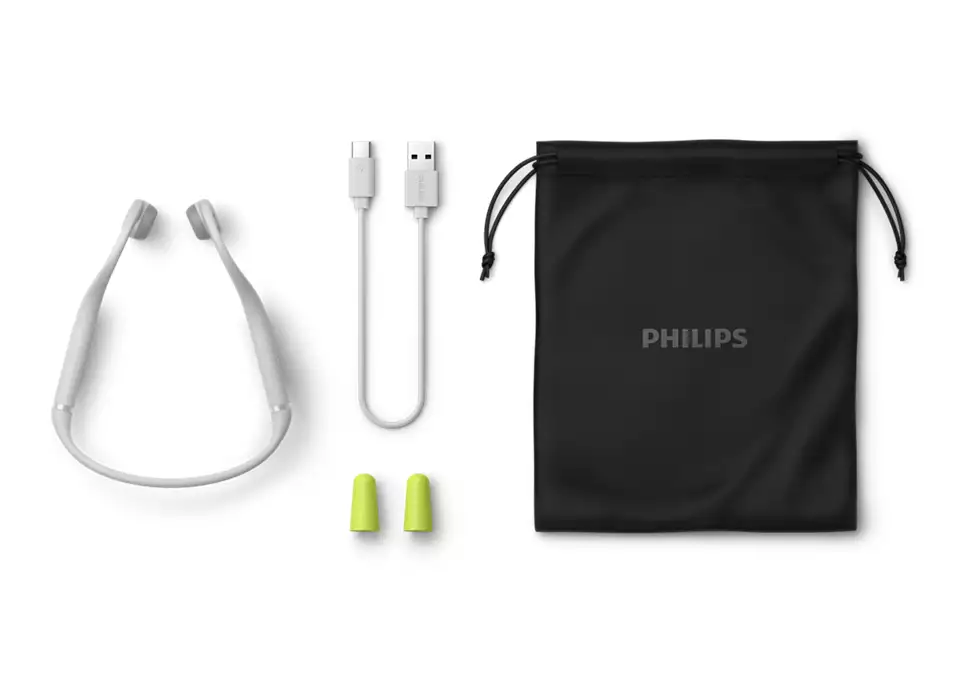 PHILIPS austiņas ar Bluetooth ar stīpu bērniem, baltas TAK4607GY/00