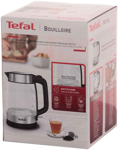 TEFAL tējkanna Double Layer, 1.7 L,caurspīdīga KI700830