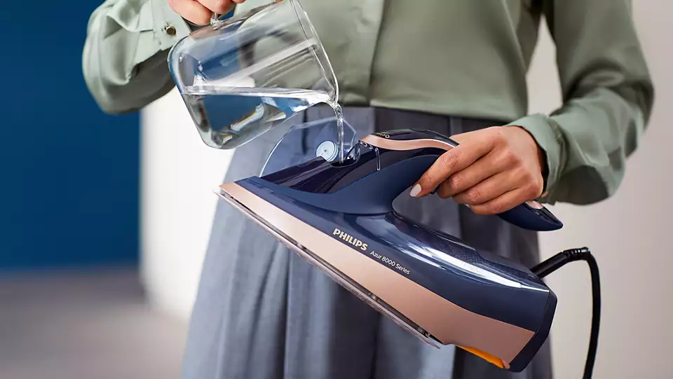 PHILIPS 8000 sērijas Tvaika gludeklis,3000W, tumši zils DST8050/20