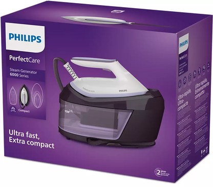 PHILIPS Perfect Care tvaika ģeneratora gludeklis, violets PSG6024/30