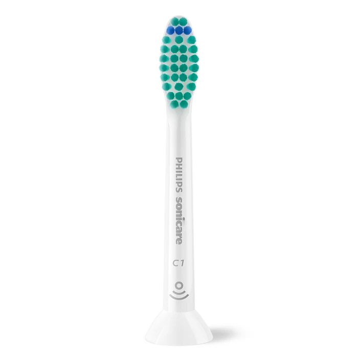 PHILIPS Sonicare C1 ProResults zobu birstes uzgalis,4 gab, balts HX6014/87