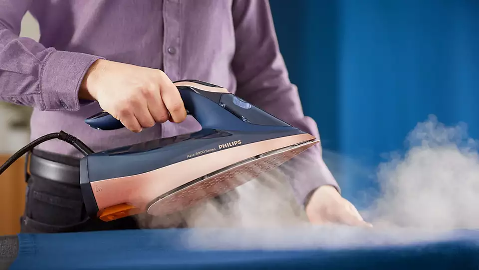 PHILIPS 8000 sērijas Tvaika gludeklis,3000W, tumši zils DST8050/20