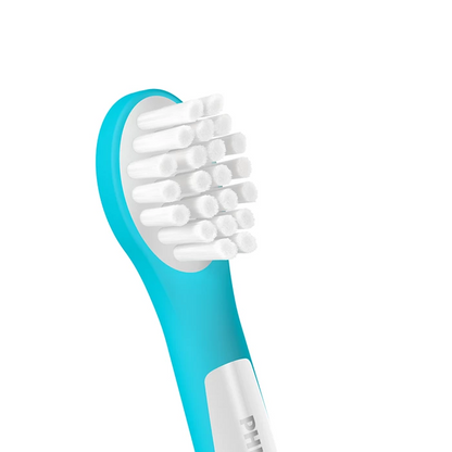 Sonicare for Kids Mini zobu birstes uzgalis, 2 gab,3+, Balta/ciāna HX6032/90