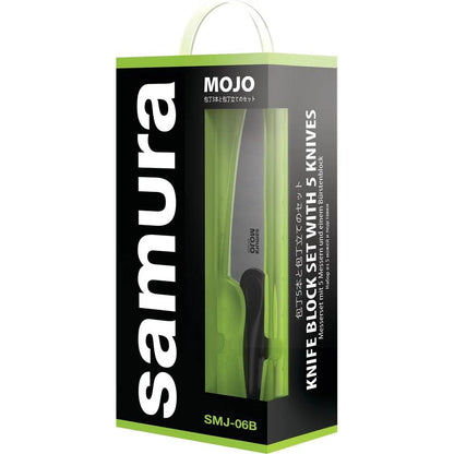Nažu statīvs ar nažiem SAMURA MOJO Knife Block Set 6Pcs, balts SMJ-06W - DomoTehnika