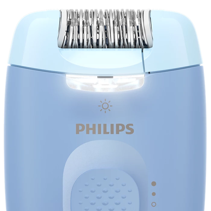 PHILIPS 4000. sērijas epilators ar vadu, zils BRE247/00