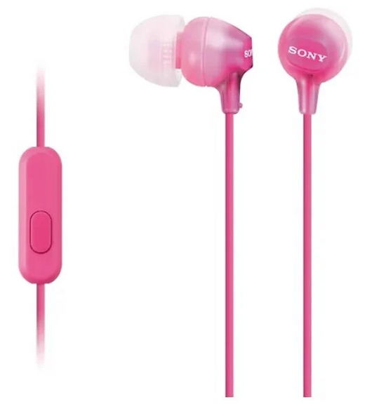 SONY in-ear austiņas (rozā) MDR-EX15APPI