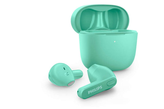 PHILIPS in-ear true bezvadu austiņas ar portatīvo uzlādes ietvaru, zaļas TAT2236GR/00