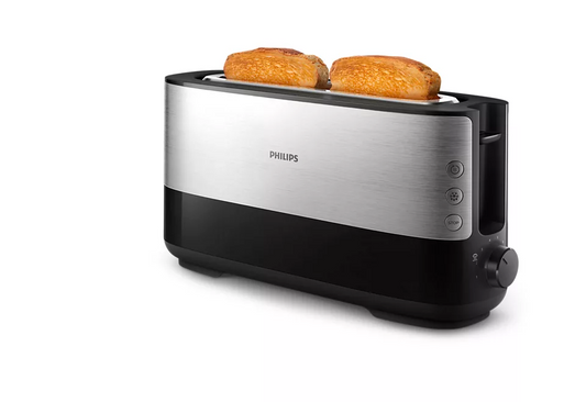 PHILIPS Tosteris, 950W, melns HD2692/90