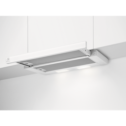 Electrolux izvelkams tvaika nosūcējs, 60 cm, balts LFP326FW