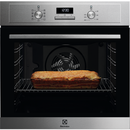 Electrolux cepeškrāsns, iebūv., 72l, tērauda ar pārklājumu pret pirkstu nospiedumiem EOF3H50X