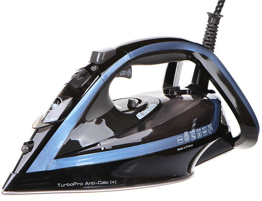 TEFAL Turbo Pro tvaika gludeklis, 3000W, zils/melns FV5695E1
