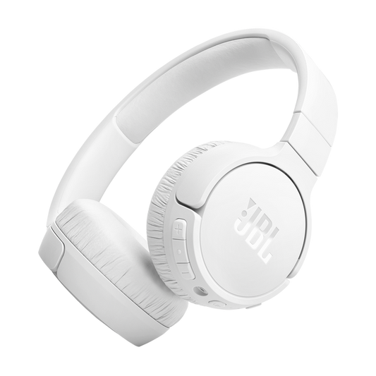 JBL on-ear bezvadu austiņas ar trokšņu  slāpēšanu, baltas JBLT670NCWHT