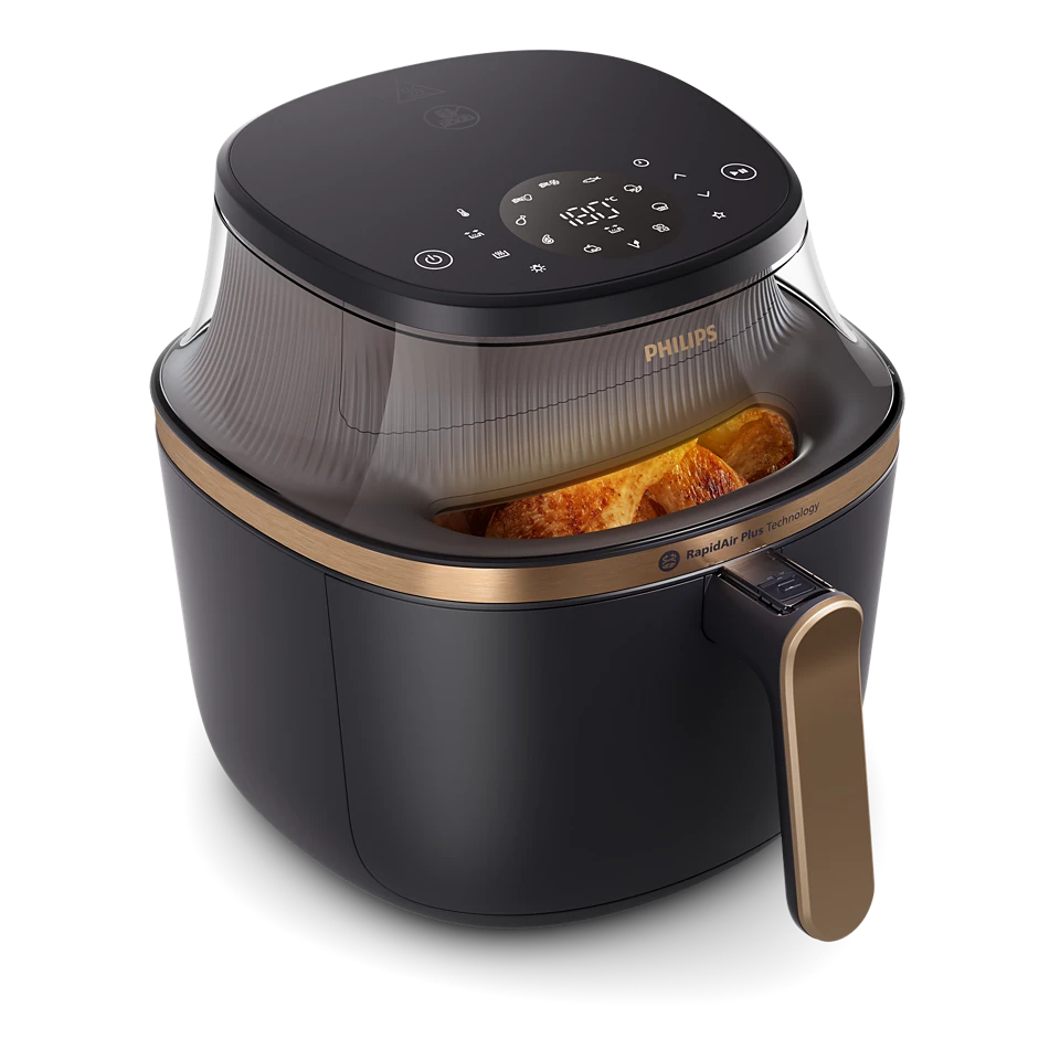 Philips 3000. sērijas karstā gaisa katls , 1700W, 6.2l , melns NA332/00