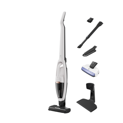 Electrolux 500.sērijas Hygienic bezvadu putekļusūcējs bez maisiņa, balts ES52HB25SH