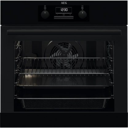 AEG iebūvējama cepeškrāsns, 72 l, melna BES331111B