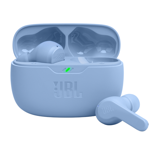 JBL wave in-ear austiņas ar Bluetooth, zilas JBLWBEAMBLU