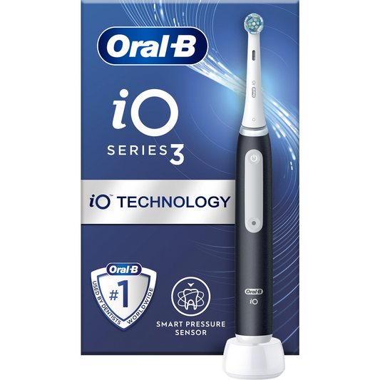 BRAUN iO3 el.zobu birste , melna iOG3.1A6.0 Black