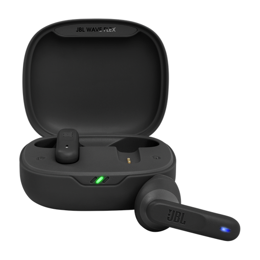 JBL Wave bezvadu austiņas, Flex, Melnas JBLWFLEXBLK