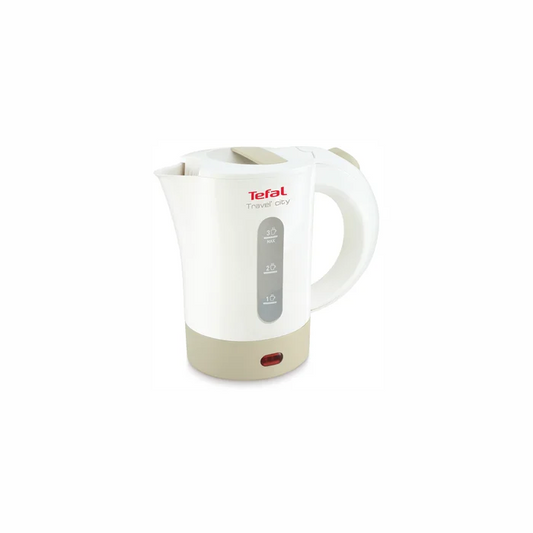 TEFAL Travel City ceļojumu tējkanna, 0.5 L, balta/bēša KO1201