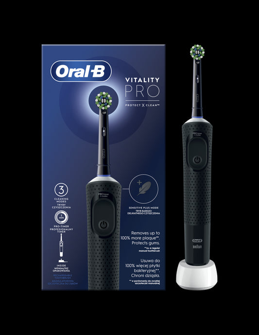 BRAUN Vitality PRO el.zobu birste, melna D 103.413.3 Black