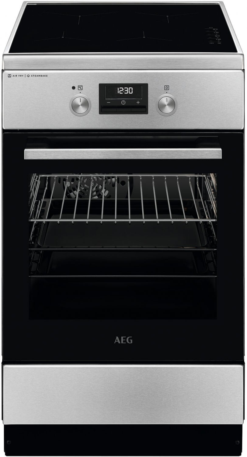 AEG indukcijas plīts, 50 cm, nerūsējoša tērauda CIB56491BM