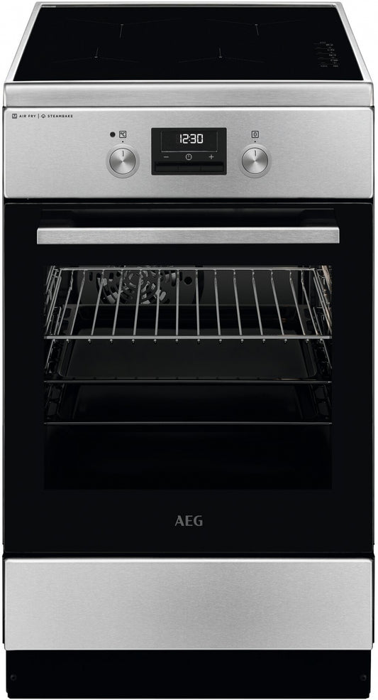 AEG indukcijas plīts, 50 cm, nerūsējoša tērauda CIB56491BM