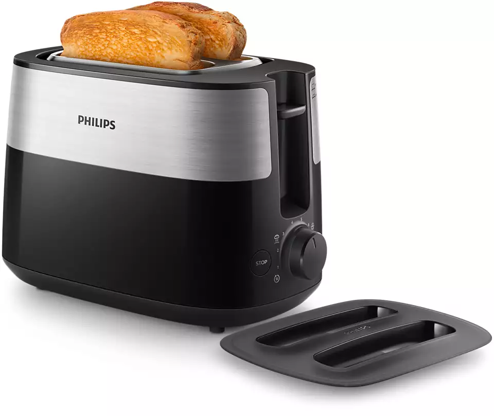 PHILIPS Daily Collection Tosteris, 830 W (melns) HD2517/90