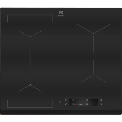 Electrolux indukcijas plīts virsma, iebūv., 60 cm ar Hob2Hood, melna EIS6648