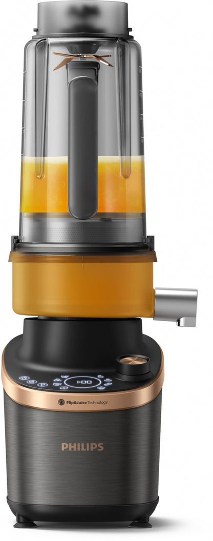 PHILIPS Flip&amp;Juice blenderis, 1500W, melna un metāliska HR3770/10