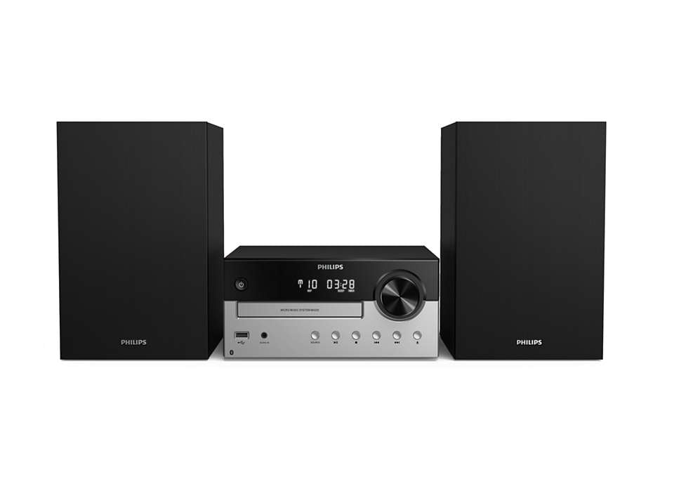 PHILIPS Mikro mūzikas sistēma ar Bluetooth, melna TAM4205/12