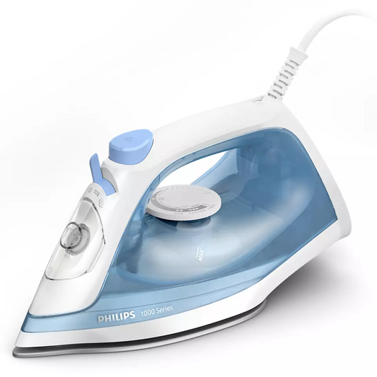 PHILIPS 1000 sērijas Tvaika gludeklis, 2000W, gaiši zils DST1030/20