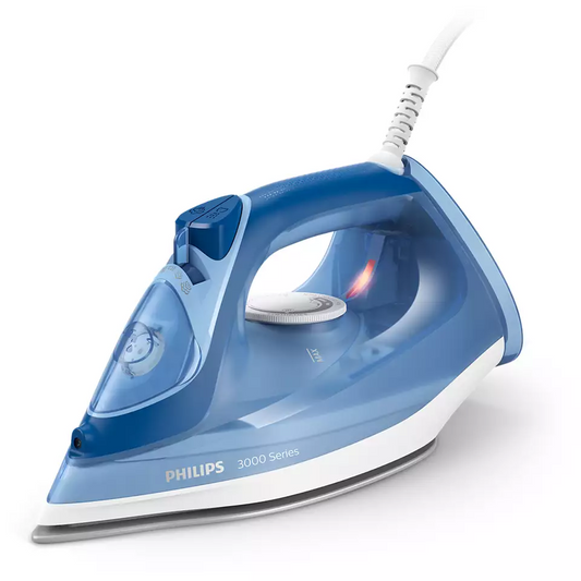 PHILIPS 3000 sērijas Tvaika gludeklis, 2400W, zils DST3031/20