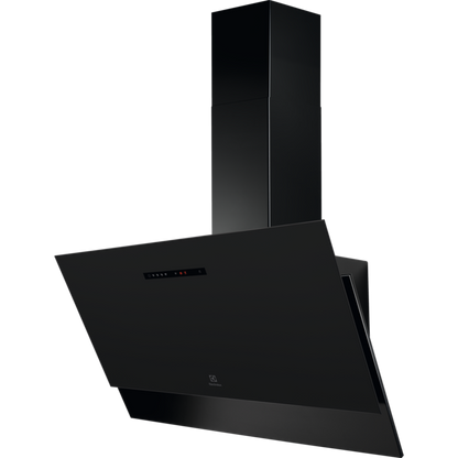 Electrolux skursteņa tipa nosūcējs, 90 cm, melns LFV619R