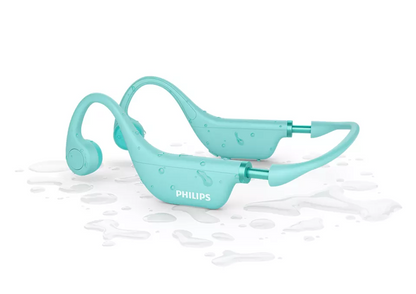 PHILIPS austiņas ar Bluetooth ar stīpu bērniem, zaļas TAK4607GR/00