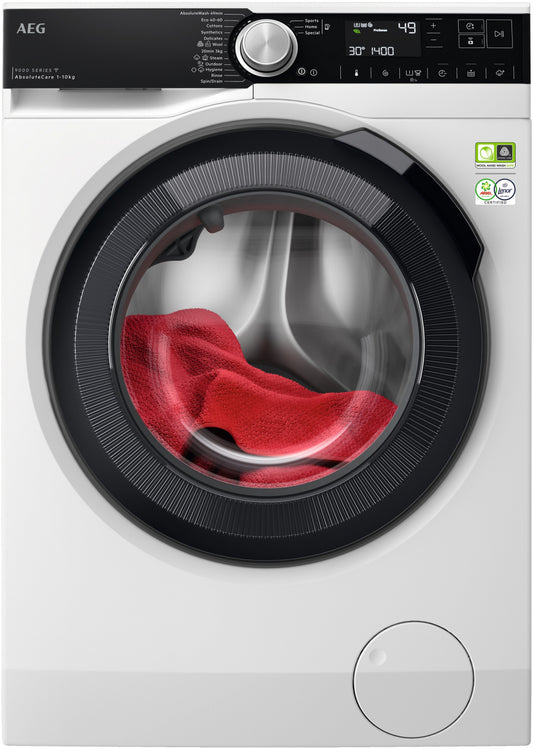 AEG veļas mazg.mašīna (front.ielāde), 10 kg, balta LFR95146UE