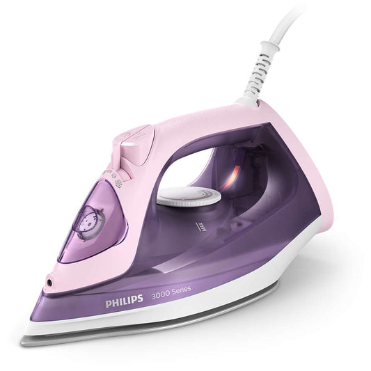 PHILIPS 3000 sērijas Tvaika gludeklis, 2200W, violets ar rozā DST3020/30