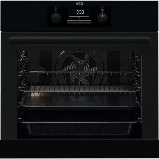 AEG iebūvējama cepeškrāsns, 72 l, melna BES331111B