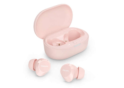 PHILIPS in-ear true bezvadu austiņas ar portatīvo uzlādes ietvaru, rozā TAT1209PK/00