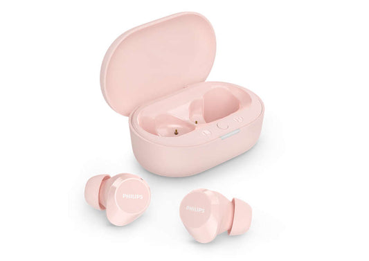 PHILIPS in-ear true bezvadu austiņas ar portatīvo uzlādes ietvaru, rozā TAT1209PK/00
