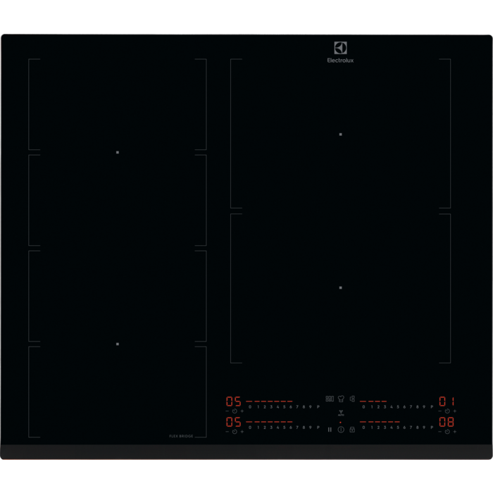 Electrolux 600 Flex Bridge ar Hob2Hood indukcijas plīts virsma, 60cm EIV64453