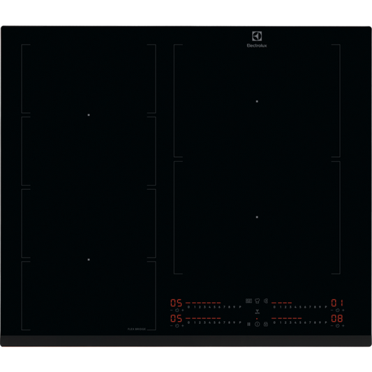Electrolux 600 Flex Bridge ar Hob2Hood indukcijas plīts virsma, 60cm EIV64453