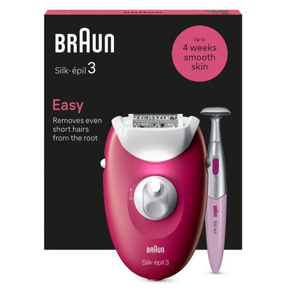 BRAUN Silk 3 epilators ar bikini trimmeri SE3-202