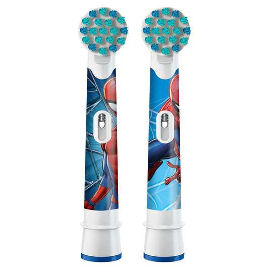 BRAUN el.zobu birstes uzgalis Spiderman (bērnu), 2 gab. EB 10S-2K
