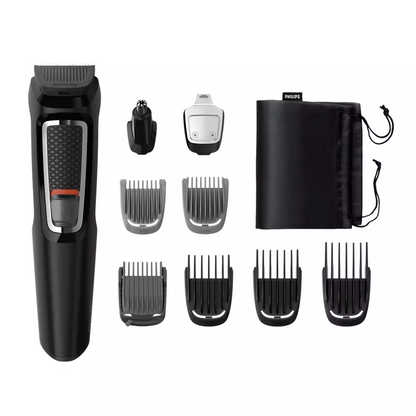 PHILIPS Multigroom series 3000 trimmeris (9-in-1), sejai un  matiem MG3740/15