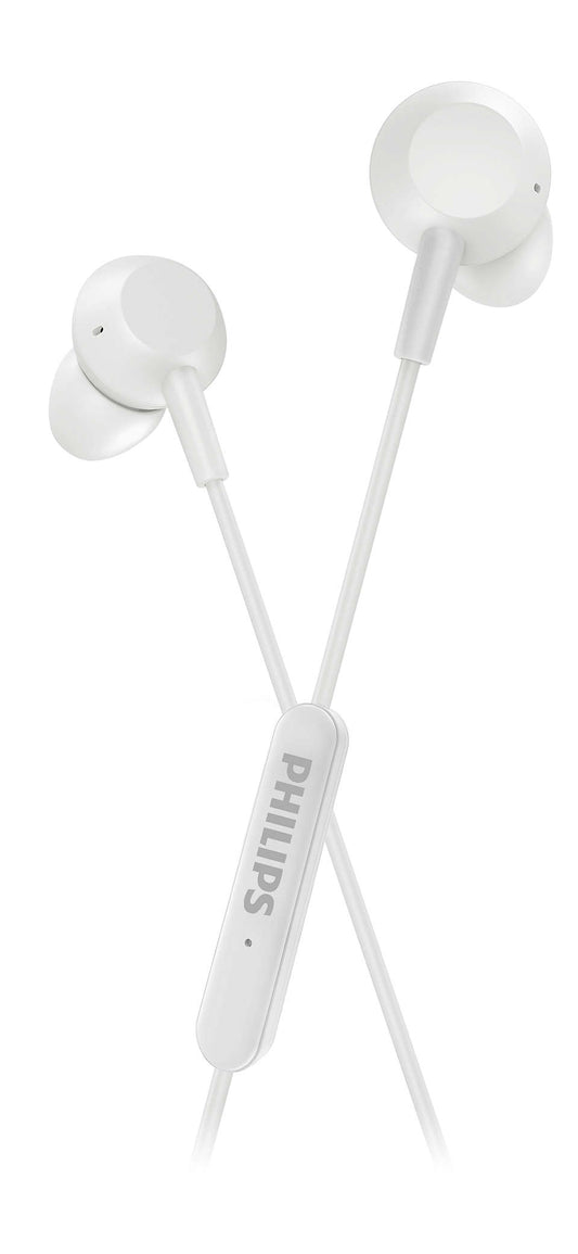 PHILIPS In-Ear austiņas ar mikrofonu, baltas TAE5008WT/00