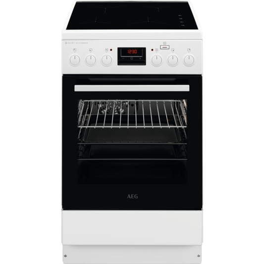 AEG indukcijas plīts, 50 cm, balts CIB56481BW