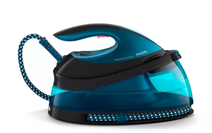 PHILIPS PerfectCare Compact Tvaika ģeneratora gludeklis (zils) GC7846/80