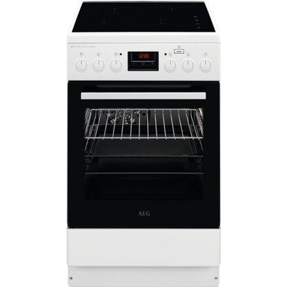 AEG indukcijas plīts, 50 cm, balts CIB56481BW