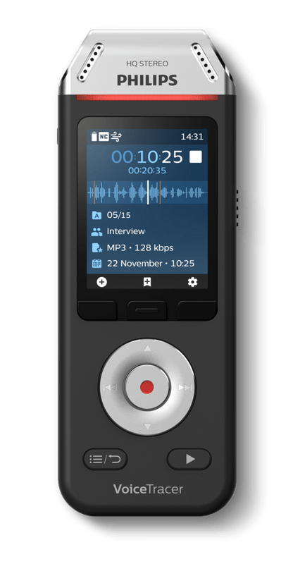 PHILIPS diktafons, 8 GB DVT2110